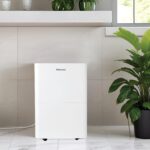 Deshumidificador Portátil Hisense ADH35K26 35 Pintas para Espacios hasta 3,000 pies cuadrados, Cubo Deslizante, Drenaje