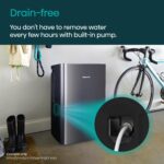 Deshumidificador Portátil Hisense ADH50KP26 50 pintas con bomba Energy Star eficiencia energética