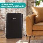 Deshumidificador Portátil Hisense ADH50KP26 50 pintas con bomba Energy Star eficiencia energética