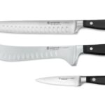 WÜSTHOF Classic 3-Piece BBQ Hollow-Edge Carving Knife Set 1060160303