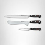 WÜSTHOF Classic 3-Piece BBQ Hollow-Edge Carving Knife Set 1060160303