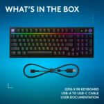 Teclado Gaming Logitech G316 X 98 920-014213 8kHz Intercambiable Hot-Swap PBT RGB para PC