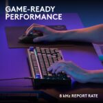Teclado Gaming Logitech G316 X 98 920-014213 8kHz Intercambiable Hot-Swap PBT RGB para PC