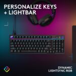 Teclado Gaming Logitech G316 X 98 920-014213 8kHz Intercambiable Hot-Swap PBT RGB para PC