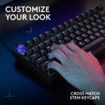 Teclado Gaming Logitech G316 X 98 920-014213 8kHz Intercambiable Hot-Swap PBT RGB para PC