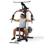 COZONY Equipo de entrenamiento de fuerza para gimnasio en casa de alta resistencia, máquina de entrenamiento de cuerpo c