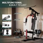 COZONY Equipo de entrenamiento de fuerza para gimnasio en casa de alta resistencia, máquina de entrenamiento de cuerpo c