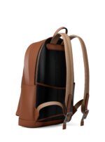 Michael Kors Men's Jet Set Backpack, Silver-Tone Hardware/Matte Pebble Leather/Luggage