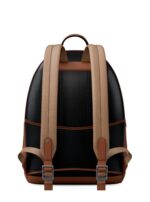 Michael Kors Men's Jet Set Backpack, Silver-Tone Hardware/Matte Pebble Leather/Luggage
