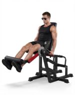 Leg Extension Machine Adjustable Home Gym Strength Trainer Heavy Duty Steel Ergonomic Ankle Restraint Compact Fitness Eq