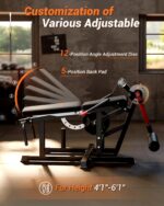Leg Extension Machine Adjustable Home Gym Strength Trainer Heavy Duty Steel Ergonomic Ankle Restraint Compact Fitness Eq