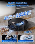 Robot Aspirador y Trapeador ECOVACS DEEBOT T50 MAX 18500 Pa succión estación Omni 12 en 1 elevación automática trapeador