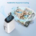 Aire acondicionado portatil MilleLoom b7T-oiba-n62w8cUMgeo0VSaAvz 14000 BTU 3 en 1 con control remoto modos refrigeracio