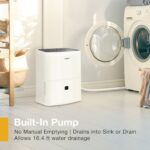 Deshumidificador Whirlpool WHHD501PAW 50 Pintas Energy Star con Bomba para Hogar y Garaje