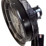 Ventilador de Pared Exterior Flame Technologies F10-14-011-FT 18 pulgadas negro oscilante