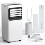 Aire acondicionado portátil Electactic OL-A016TE06N3 10000 BTU 4 en 1 enfriamiento deshumidificador ventilador modo sile