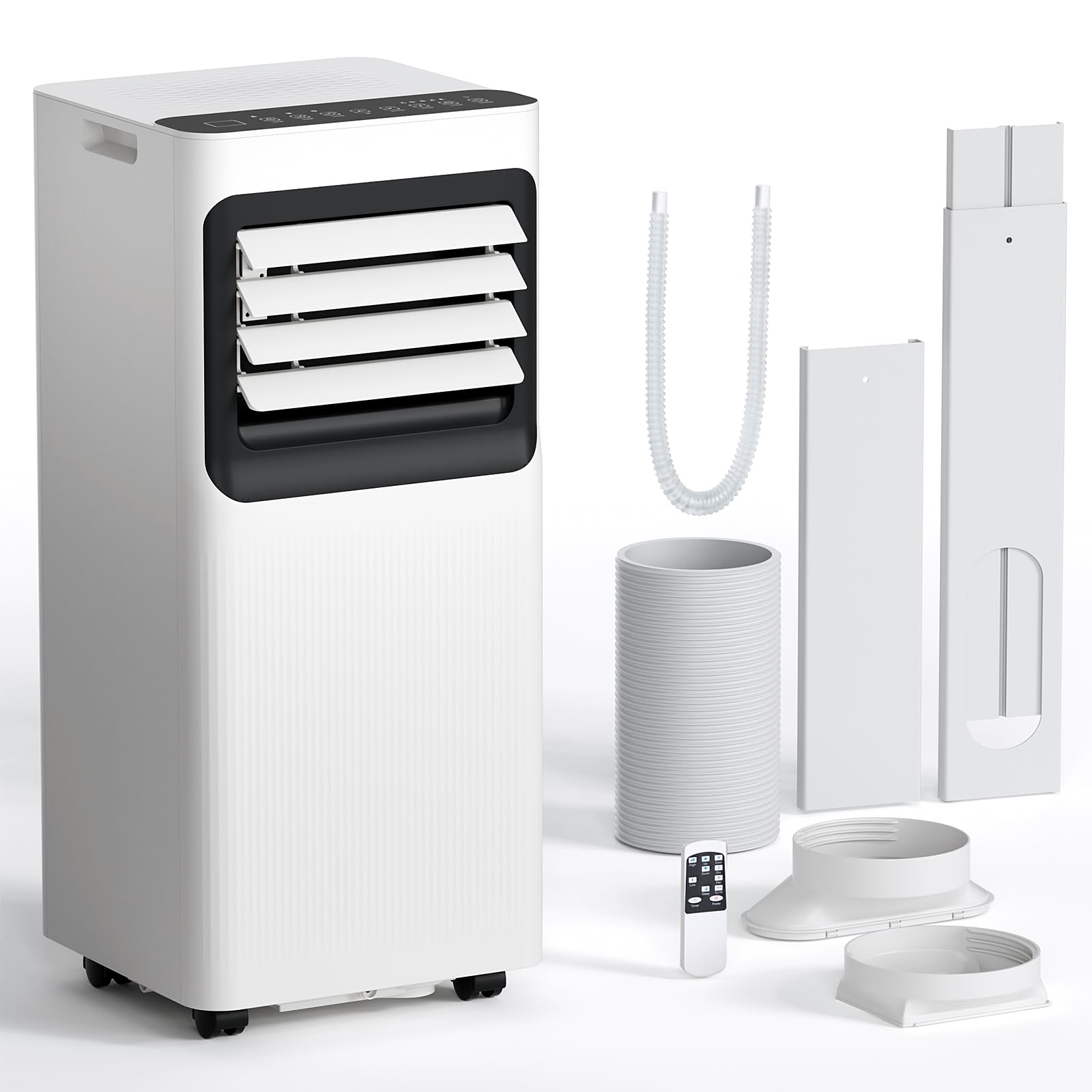 Version 1.0.0 Aire acondicionado portátil Electactic OL-A016TE06N3 10000 BTU 4 en 1 enfriamiento deshumidificador ventilador modo sile