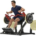 Máquina de fila lineal para gimnasio en casa, máquina de entrenamiento de espalda con fila Smith con placa cargada, equi