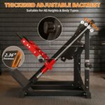 Máquina de fila lineal para gimnasio en casa, máquina de entrenamiento de espalda con fila Smith con placa cargada, equi