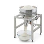 Máquina automática de tamiz de polvo, coctelera eléctrica de tamiz de harina con 40 mallas y 100 mallas de acero inoxida