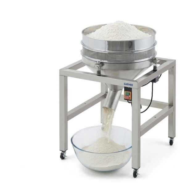 Máquina automática de tamiz de polvo, coctelera eléctrica de tamiz de harina con 40 mallas y 100 mallas de acero inoxida