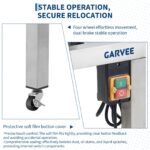 Máquina automática de tamiz de polvo, coctelera eléctrica de tamiz de harina con 40 mallas y 100 mallas de acero inoxida