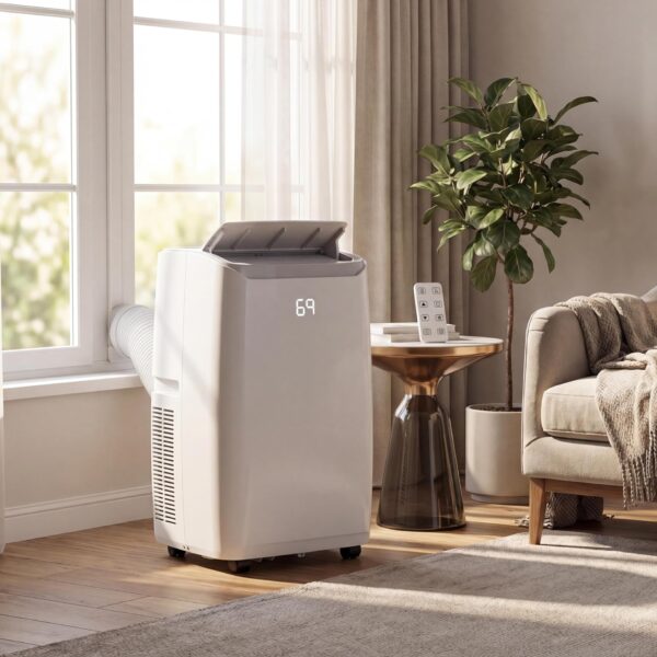 Enfriador evaporativo portátil exterior GarveeLife bgq-sDRL0ApUbg-xBRzb75bJ 14000 BTU refrigeración 3 en 1 deshumidifica