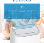 Enfriador evaporativo portátil exterior GarveeLife bgq-sDRL0ApUbg-xBRzb75bJ 14000 BTU refrigeración 3 en 1 deshumidifica