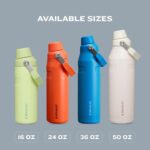 Stanley IceFlow Flip Straw 2.0 Water Bottle 24 OZ | Built-In Straw with Larger Opening | Lightweight & Leak-Resistant |