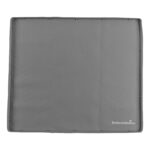 Tapete impermeable bajo lavabo Restaurantware RWT2611DG-MC 22 x 19 pulgadas silicona gris oscuro resistente al calor pro