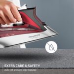 Plancha de Vapor Rowenta Focus Excellence DW5433 | Suela Acero Inox, 400+ Orificios Microvapor, Cable Retráctil 2.4m, Pa