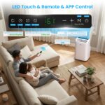 Aire acondicionado portátil ZAFRO YAC-06CPD/PL7 10000 BTU 3 en 1 refrigeración sin drenaje ventilador deshumidificador c