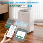 Aire acondicionado portátil ZAFRO YAC-06CPD/PL7 10000 BTU 3 en 1 refrigeración sin drenaje ventilador deshumidificador c