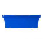 Caja de almacenamiento de alimentos apilable apta para lavavajillas y congelador Restaurantware RWT2449BL-MC plástico 63