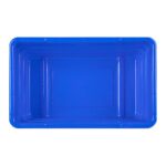 Caja de almacenamiento de alimentos apilable apta para lavavajillas y congelador Restaurantware RWT2449BL-MC plástico 63