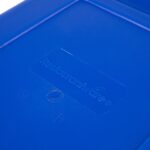 Caja de almacenamiento de alimentos apilable apta para lavavajillas y congelador Restaurantware RWT2449BL-MC plástico 63