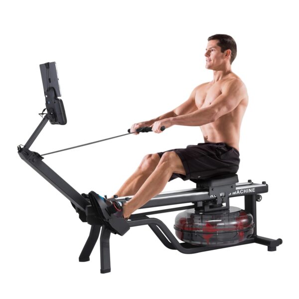 Bicicleta estática magnética PeacefulHues 298 lbs asiento ajustable soporte tablet plateado