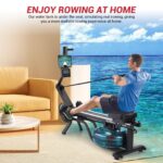 Bicicleta estática magnética PeacefulHues 298 lbs asiento ajustable soporte tablet plateado