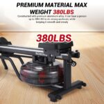 Bicicleta estática magnética PeacefulHues 298 lbs asiento ajustable soporte tablet plateado