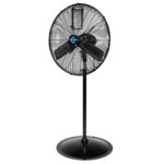 Ventilador de pedestal oscilante Tornado HI-FAN-24POF-WR-1P-HEX2 24 pulgadas resistente al agua IPX4 metal 2 velocidades