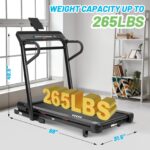 Caminadora Plegable ActiveTrail B0GXFD6BY7 Inclinación Automática -3% a 15% Motor Potente Capacidad 159 kg Riel 50 cm Pl