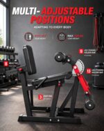 Máquina de empuje de cadera para gimnasio en casa, entrenador de glúteos ajustable, equipo de construcción muscular de g