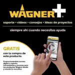 Vaporizador Multiusos Wagner 2494184 915e Extractor de Papel Tapiz 18 Accesorios