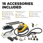 Vaporizador Multiusos Wagner 2494184 915e Extractor de Papel Tapiz 18 Accesorios
