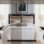 Edredon lujo bordado Madison Park Signature E&E Co Ltd DBA JLA Home MPS10-0005 queen extragrande todas las estaciones