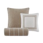 Edredon lujo bordado Madison Park Signature E&E Co Ltd DBA JLA Home MPS10-0005 queen extragrande todas las estaciones