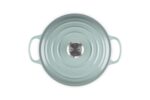 Horno Holandés Redondo Ancho Le Creuset 21179024717041 Hierro Fundido Esmaltado 3.3 Litros Color Sea Salt