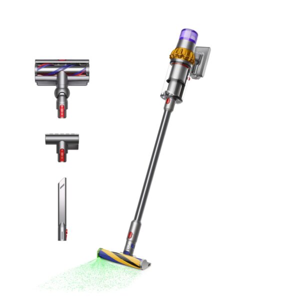 Aspiradora Inalámbrica Dyson V15 Detect 626417-01 con Sensor Láser y Pantalla LCD 60 min