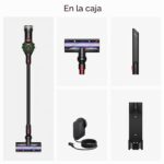 Aspiradora Inalámbrica Dyson V15 Detect 626417-01 con Sensor Láser y Pantalla LCD 60 min