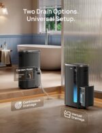 Deshumidificador Inteligente DREO DR-HDH003S 73 Pintas Energy Star 6.0 para Sótano y Hogar hasta 2000 pies²